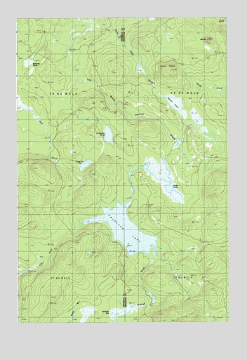 Umcolcus Lake, ME USGS Topographic Map