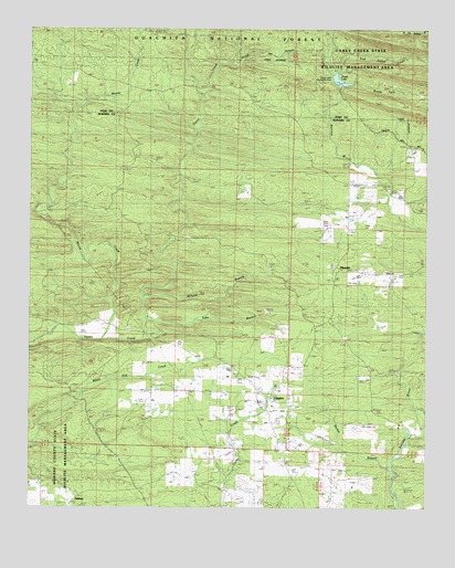 Umpire, AR USGS Topographic Map