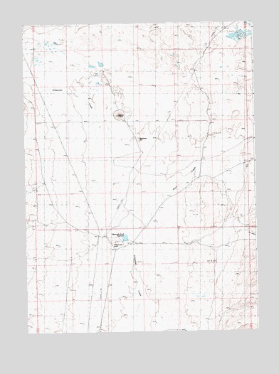 Boars Tusk, WY USGS Topographic Map