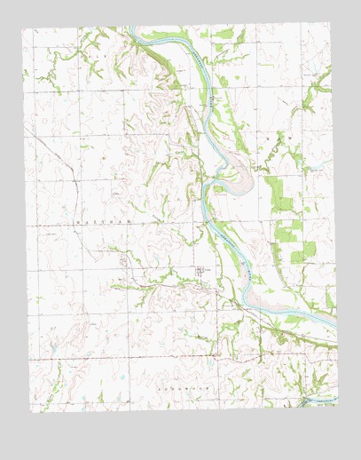 Uncas, OK USGS Topographic Map