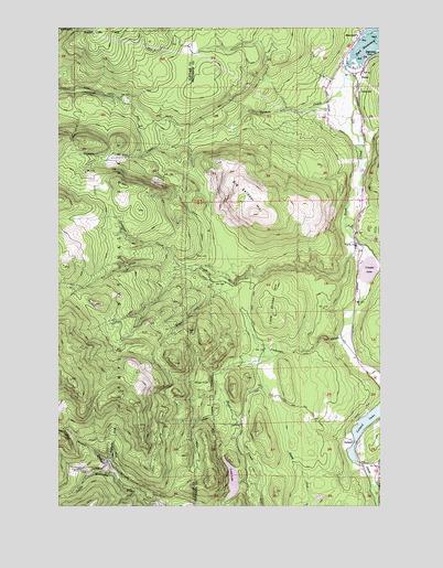 Uncas, WA USGS Topographic Map