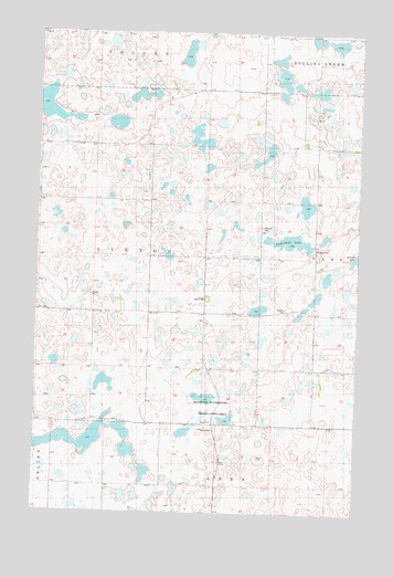 Underdahl Lake, ND USGS Topographic Map