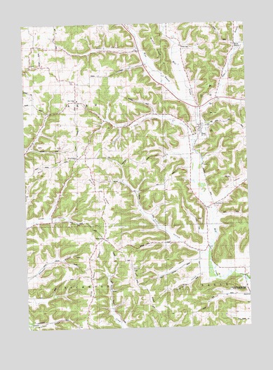 Boaz, WI USGS Topographic Map
