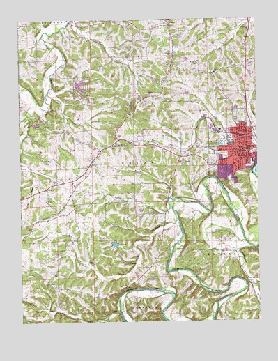 Union, MO USGS Topographic Map