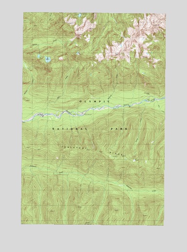 Bob Creek, WA USGS Topographic Map