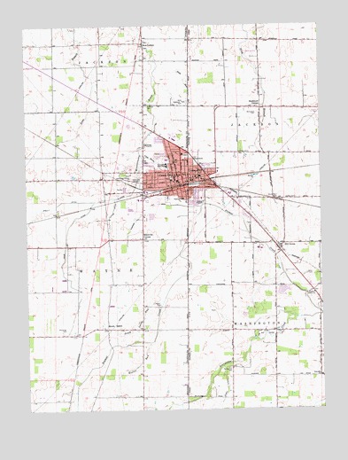 Union City, IN USGS Topographic Map