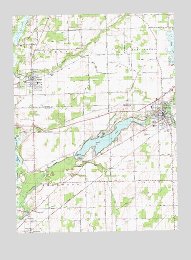Union City, MI USGS Topographic Map