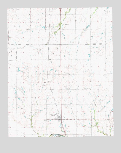 Union City, OK USGS Topographic Map