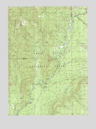 Union Creek, OR USGS Topographic Map
