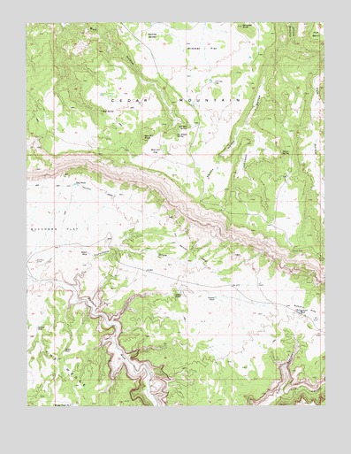 Bob Hill Knoll, UT USGS Topographic Map