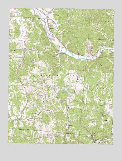 Union Furnace, OH USGS Topographic Map