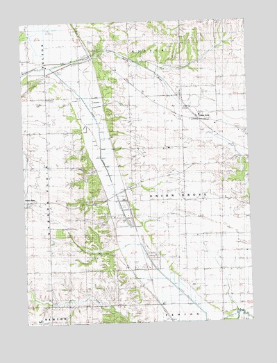 Union Grove, IL USGS Topographic Map