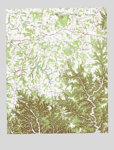 Union Hill, TN USGS Topographic Map