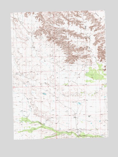 Bob Jack Well, WY USGS Topographic Map