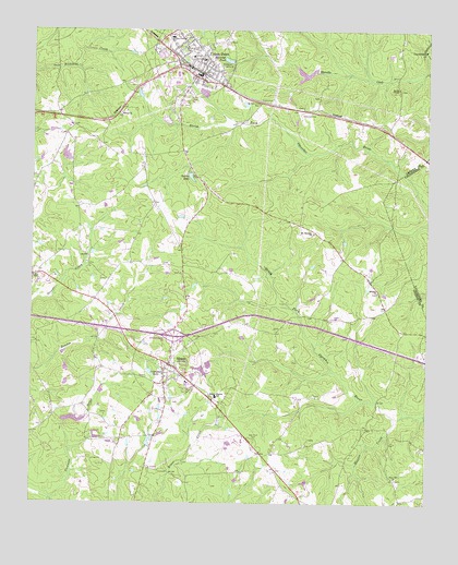 Union Point, GA USGS Topographic Map