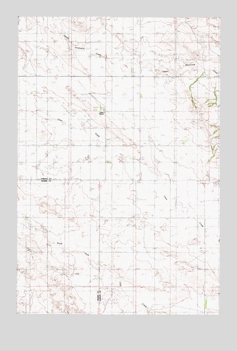 Union School, MT USGS Topographic Map