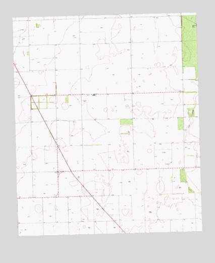 Union School, TX USGS Topographic Map