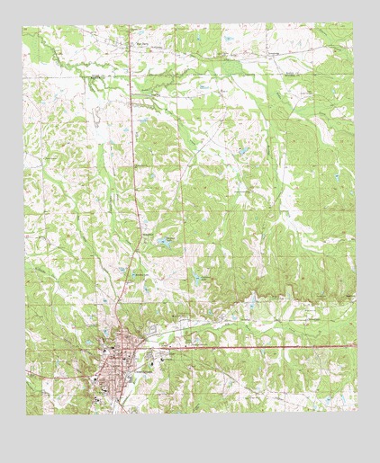 Union Springs, AL USGS Topographic Map