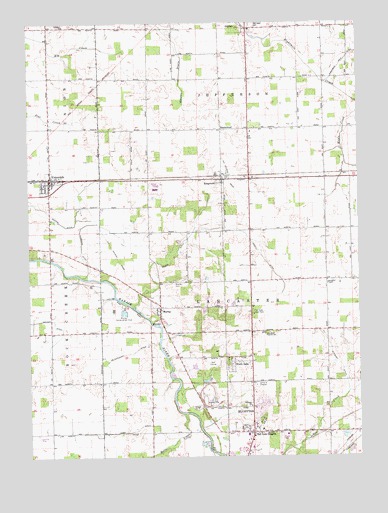 Uniondale, IN USGS Topographic Map