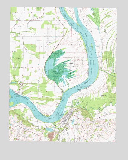 Uniontown, KY USGS Topographic Map