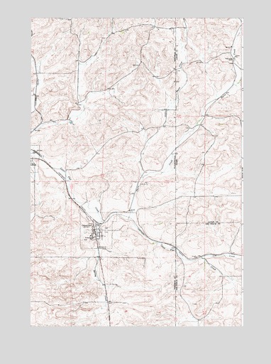 Uniontown, WA USGS Topographic Map
