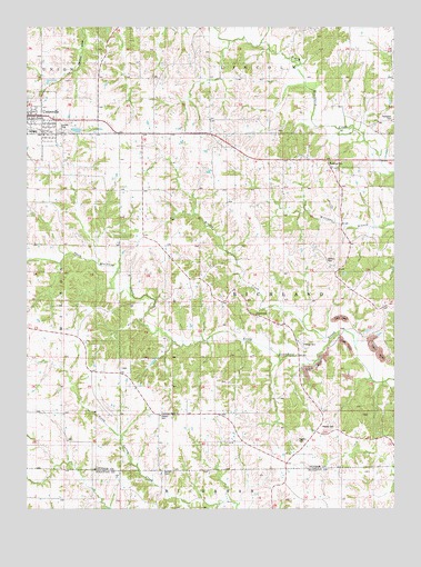 Unionville East, MO USGS Topographic Map