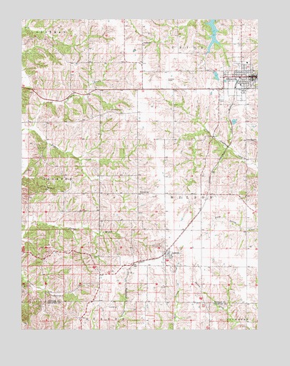 Unionville West, MO USGS Topographic Map
