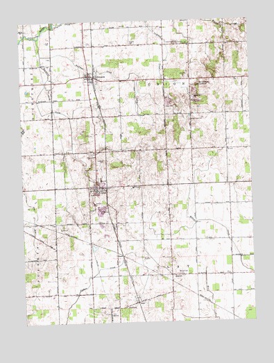 Uniopolis, OH USGS Topographic Map