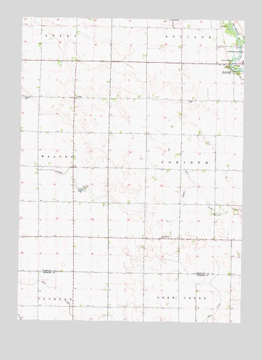 Unique, IA USGS Topographic Map