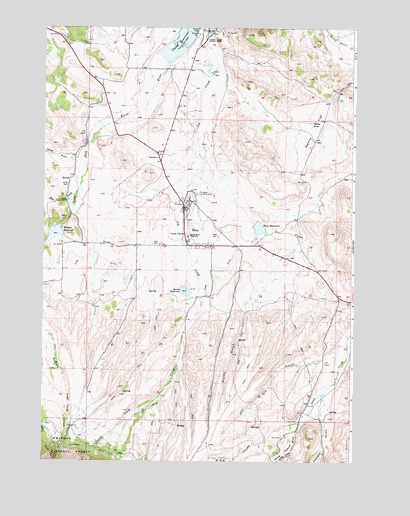 Unity, OR USGS Topographic Map