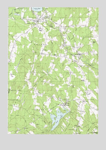 Unity, ME USGS Topographic Map