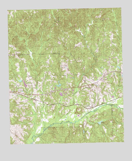 Upatoi, GA USGS Topographic Map