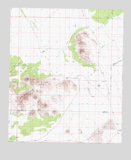 Upham Hills, NM USGS Topographic Map