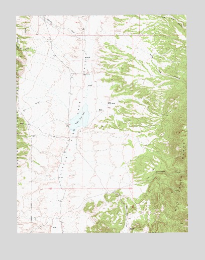Upper Fish Lake, NV USGS Topographic Map