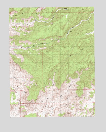 Bobby Canyon South, UT USGS Topographic Map