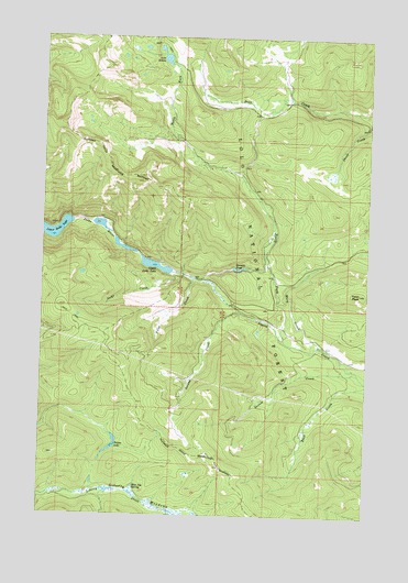 Upper Jocko Lake, MT USGS Topographic Map
