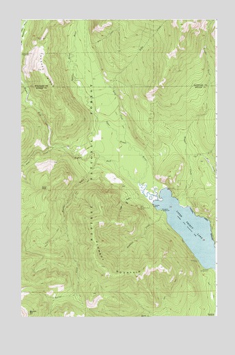 Upper Priest Lake, ID USGS Topographic Map
