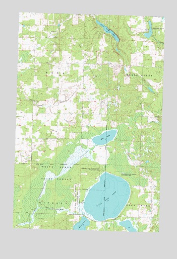 Upper Rice Lake, MN USGS Topographic Map