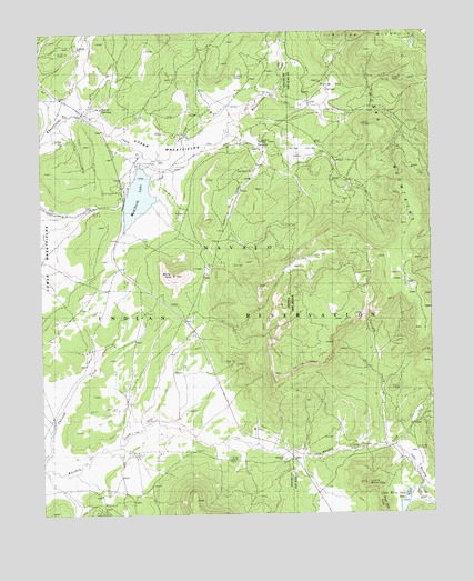 Upper Wheatfields, AZ USGS Topographic Map