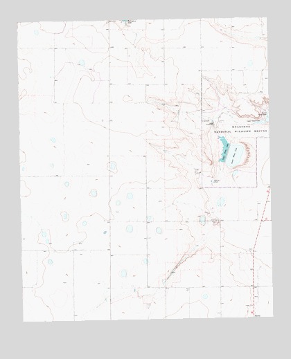 Upper White Lake, TX USGS Topographic Map