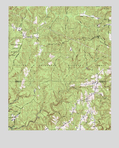 Upshaw, AL USGS Topographic Map