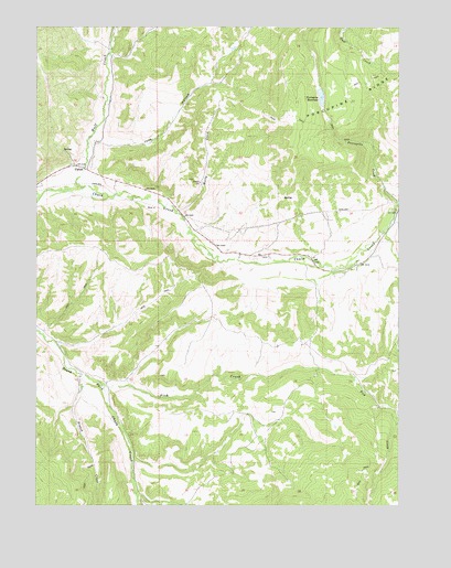 Upton, UT USGS Topographic Map