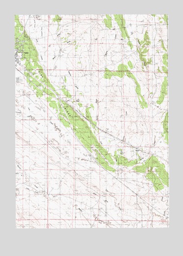 Upton East, WY USGS Topographic Map