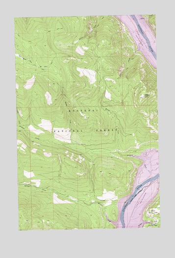 Ural Creek, MT USGS Topographic Map