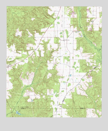 Uriah East, AL USGS Topographic Map