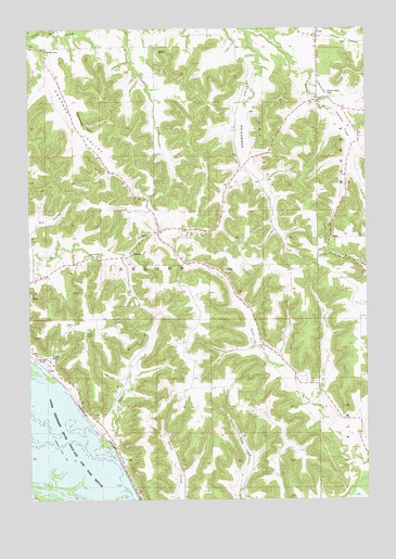 Urne, WI USGS Topographic Map