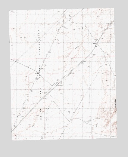 Ute, NV USGS Topographic Map