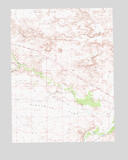 Uteland Butte, UT USGS Topographic Map