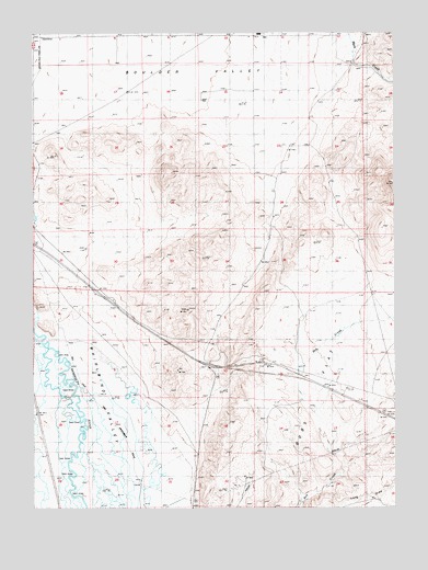 Bobs Flat, NV USGS Topographic Map