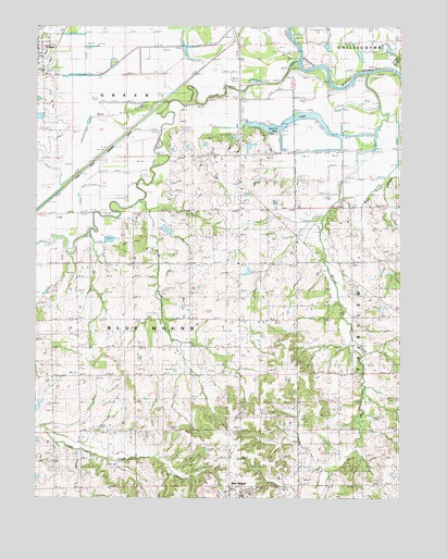 Utica East, MO USGS Topographic Map